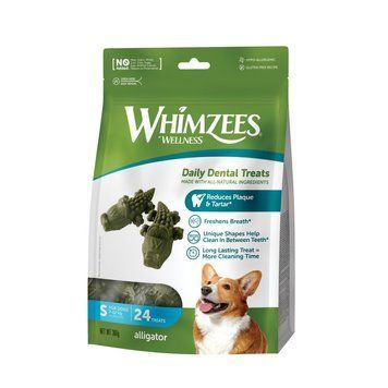 Ласощі Whimzees Alligator д/собак у формі Алігатора S 24 шт 1111220580 фото