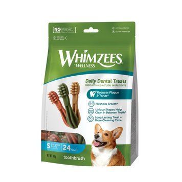 Ласощі Whimzees Toothbrush д/собак у формі зубної щітки S 24 шт 1111220586 фото