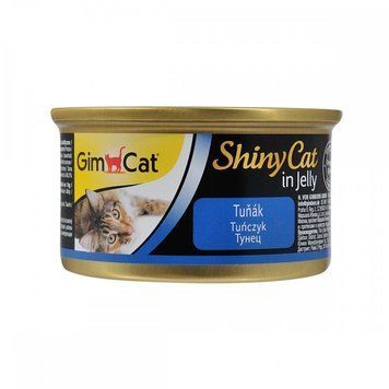 Корм вологий GimCat Shiny Cat для котів з тунцем в желе 70 г 1111137993 фото