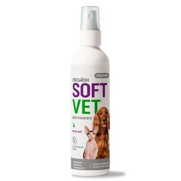 Лосьйон Provet SOFTVET для гігієни вух котів і собак 300 мл 1111190965 фото